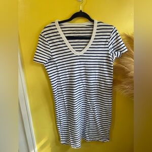 Striped V-Neck T-Shirt